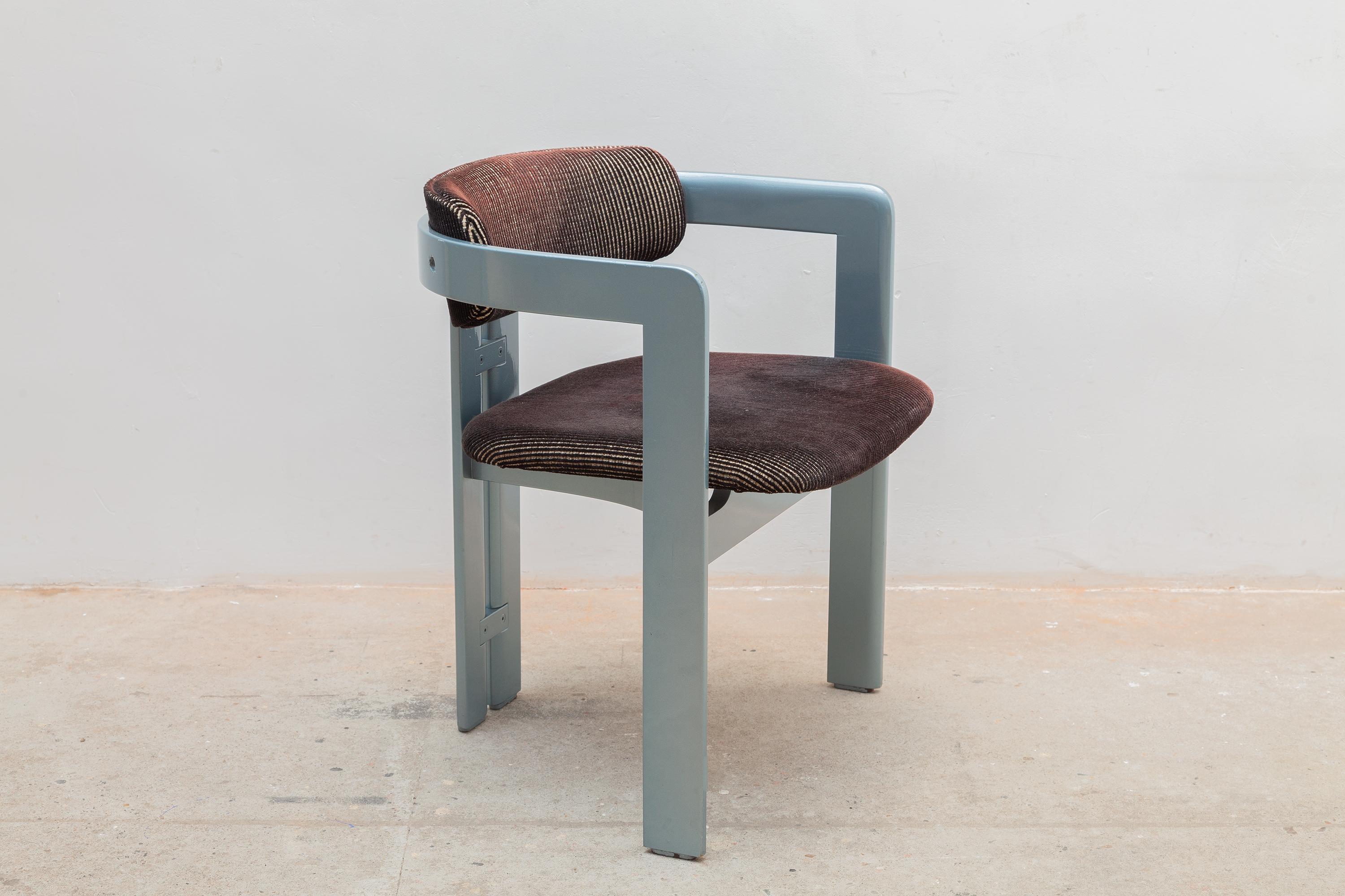 Augusto Savini 'Pamplona' Mid-Century Modern-Sessel-Set aus 4 Sesseln, 1970er Jahre, für Pozzi (Polster) im Angebot