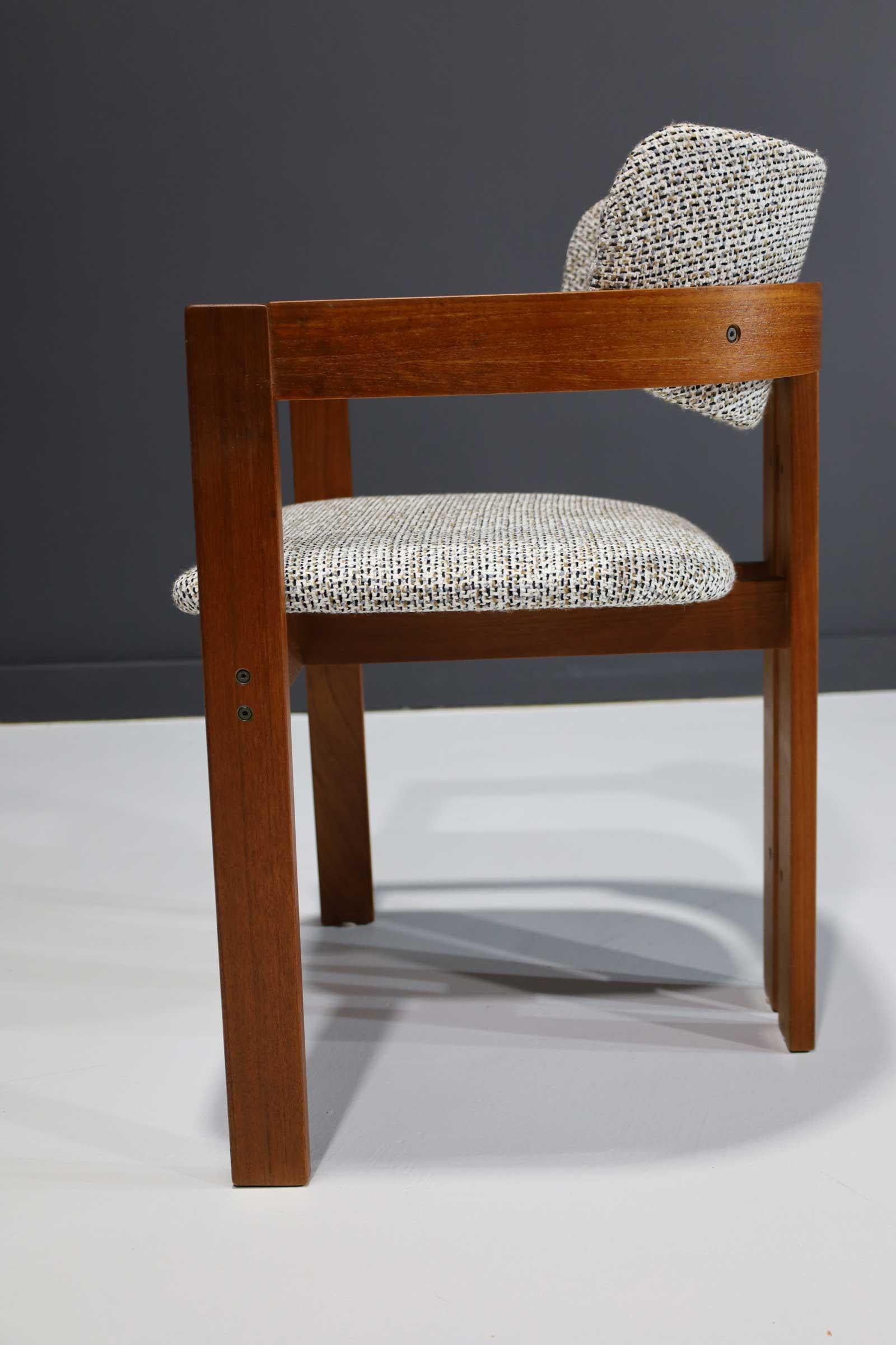 Augusto Savini Pomplona Style T-Back Dining Chairs, Set of Six 1