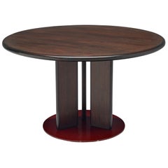 Augusto Savini Round Dining Table, 1970s