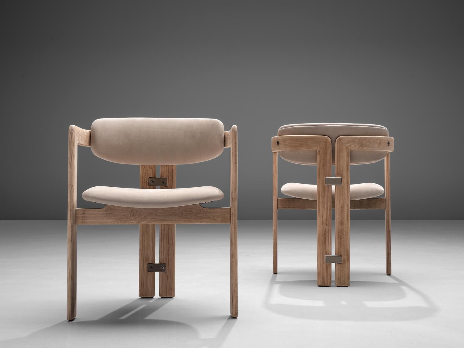 Italian Augusto Savini Set of Eight Customized 'Pamplona' Chairs