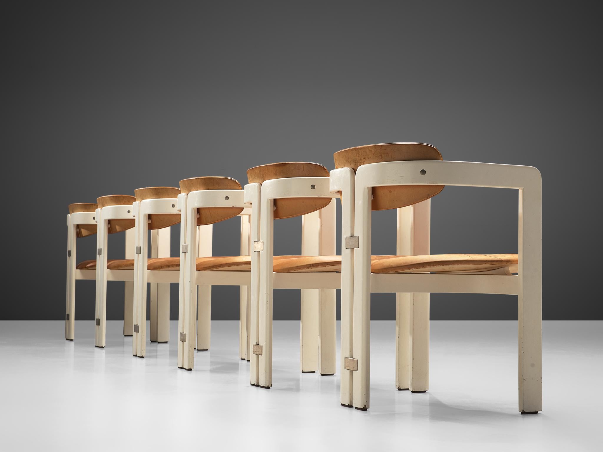 Mid-Century Modern Augusto Savini Set of Six Customizable 'Pamplona' Chairs