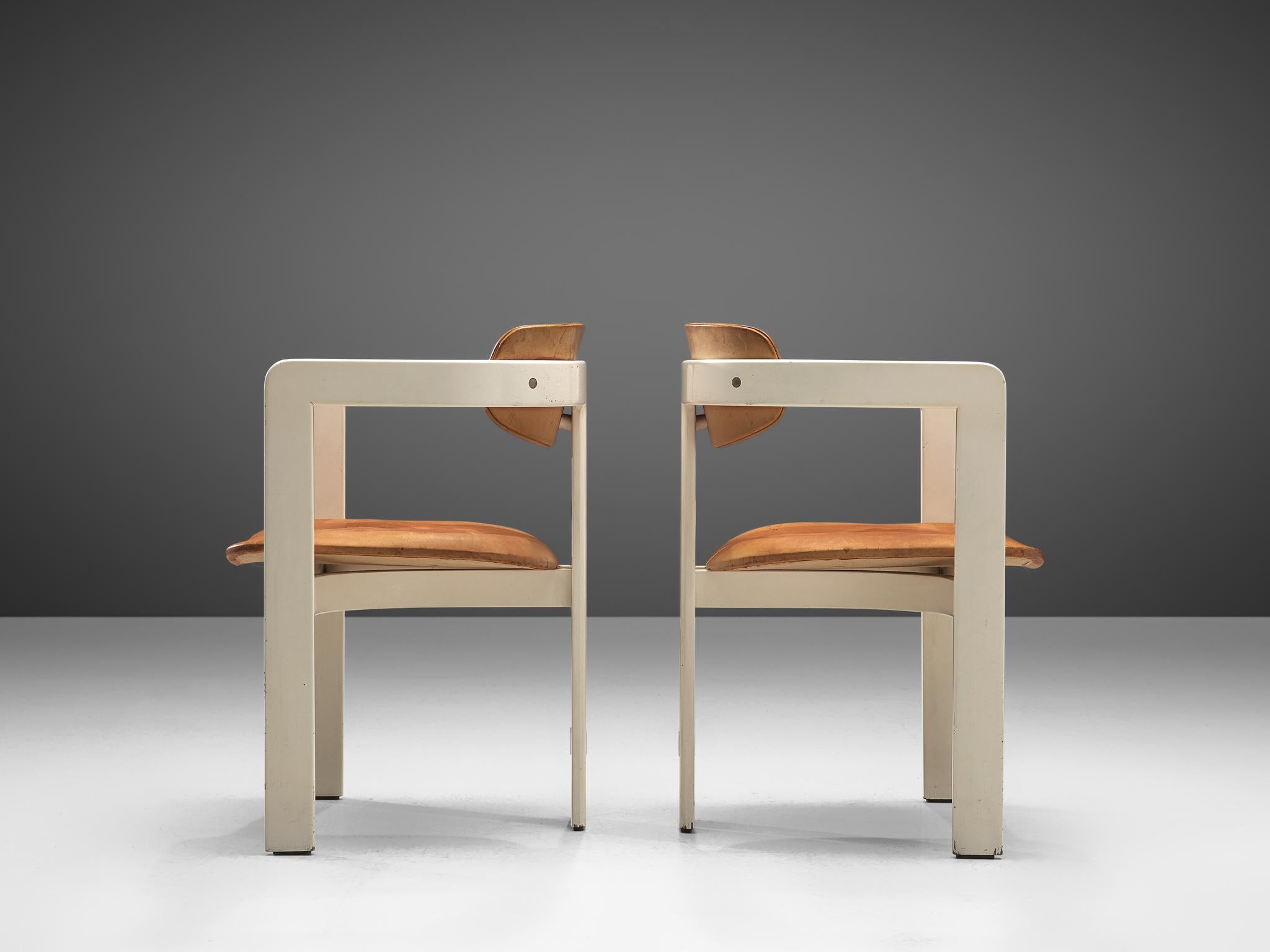 Augusto Savini Set of Six Customizable 'Pamplona' Chairs In Fair Condition In Waalwijk, NL