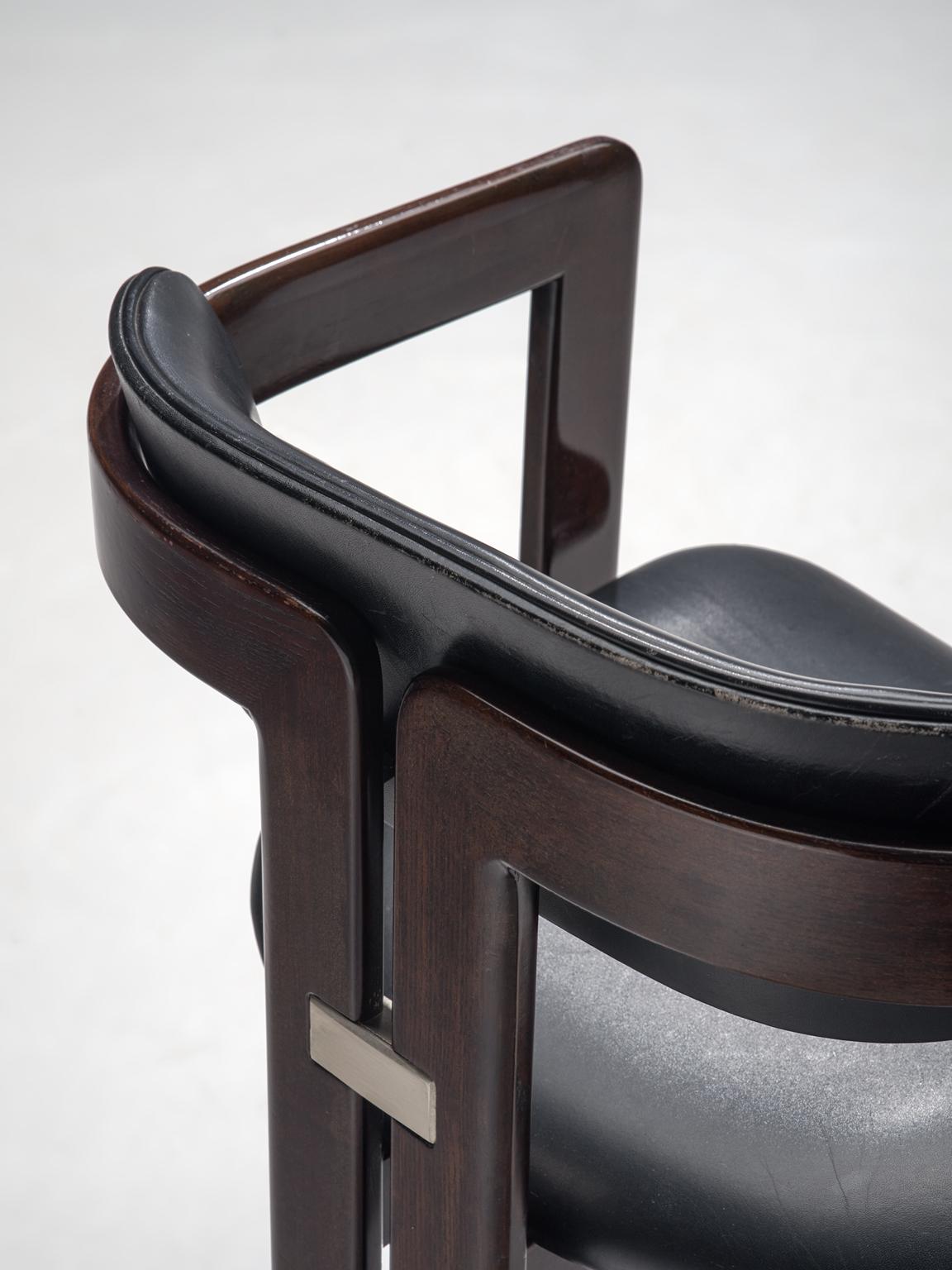 Italian Augusto Savini Set of Six 'Pamplona' Chairs