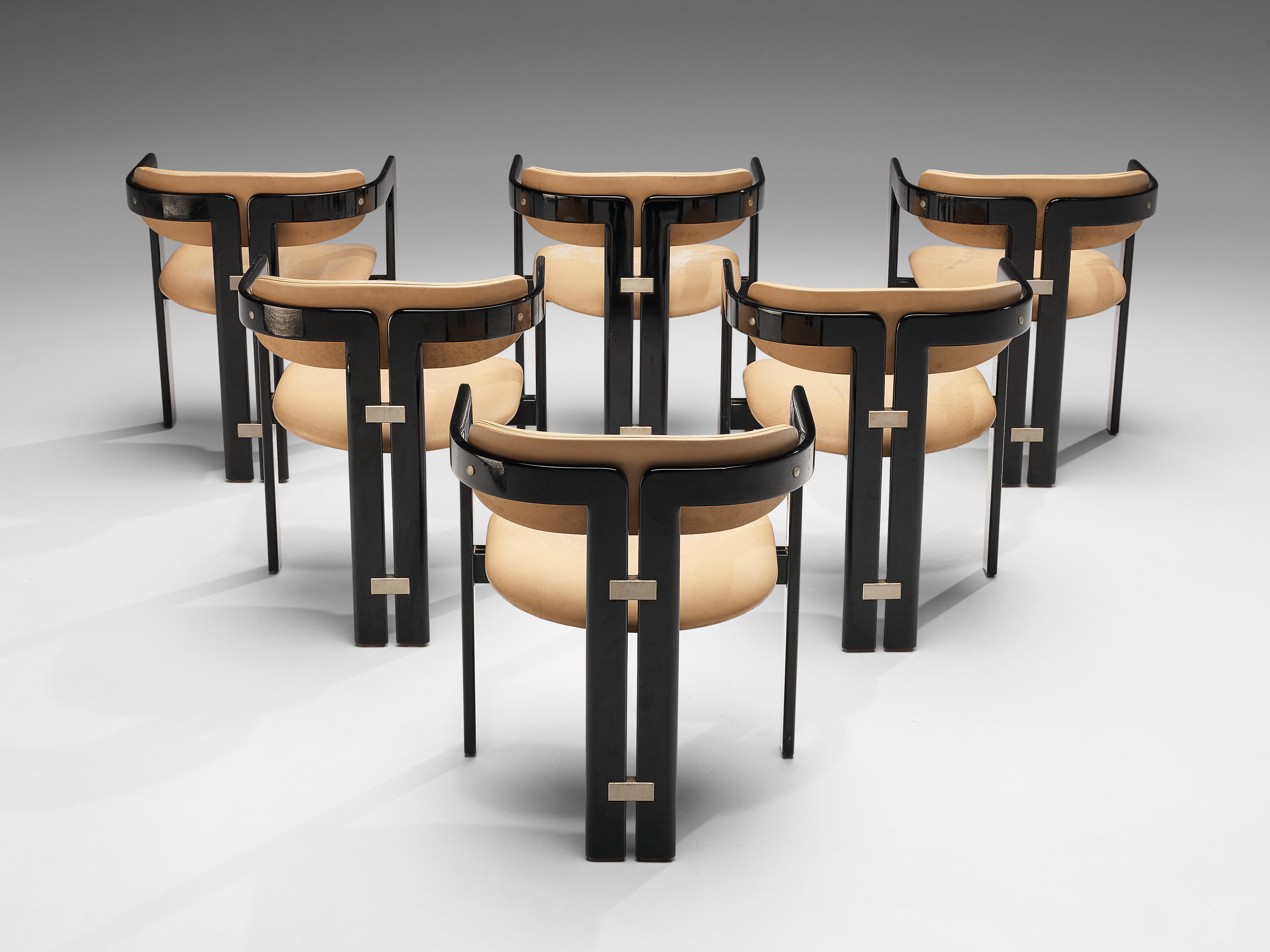 Augusto Savini Set of Six 'Pamplona' Dining Chairs 2