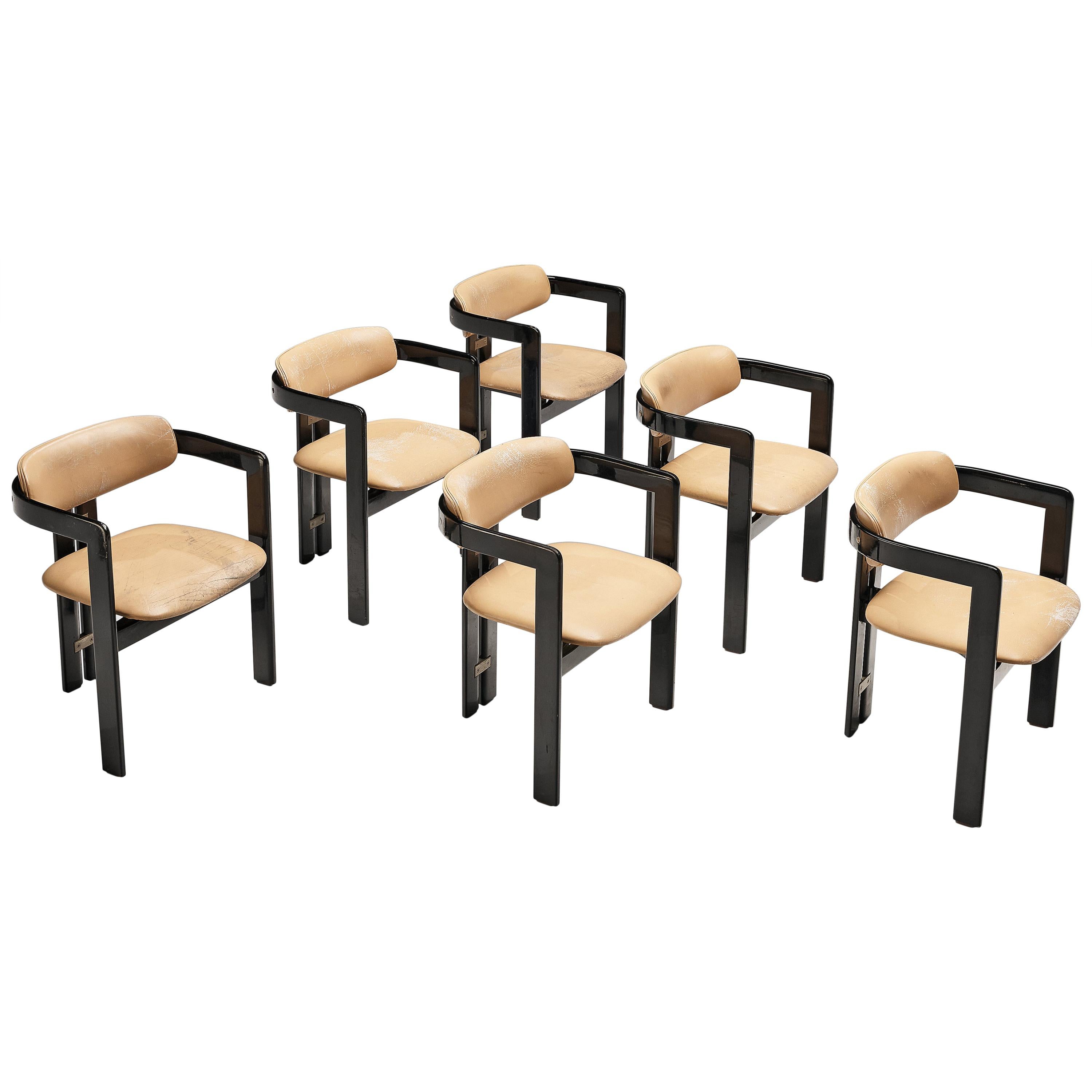 Augusto Savini Set of Six 'Pamplona' Dining Chairs