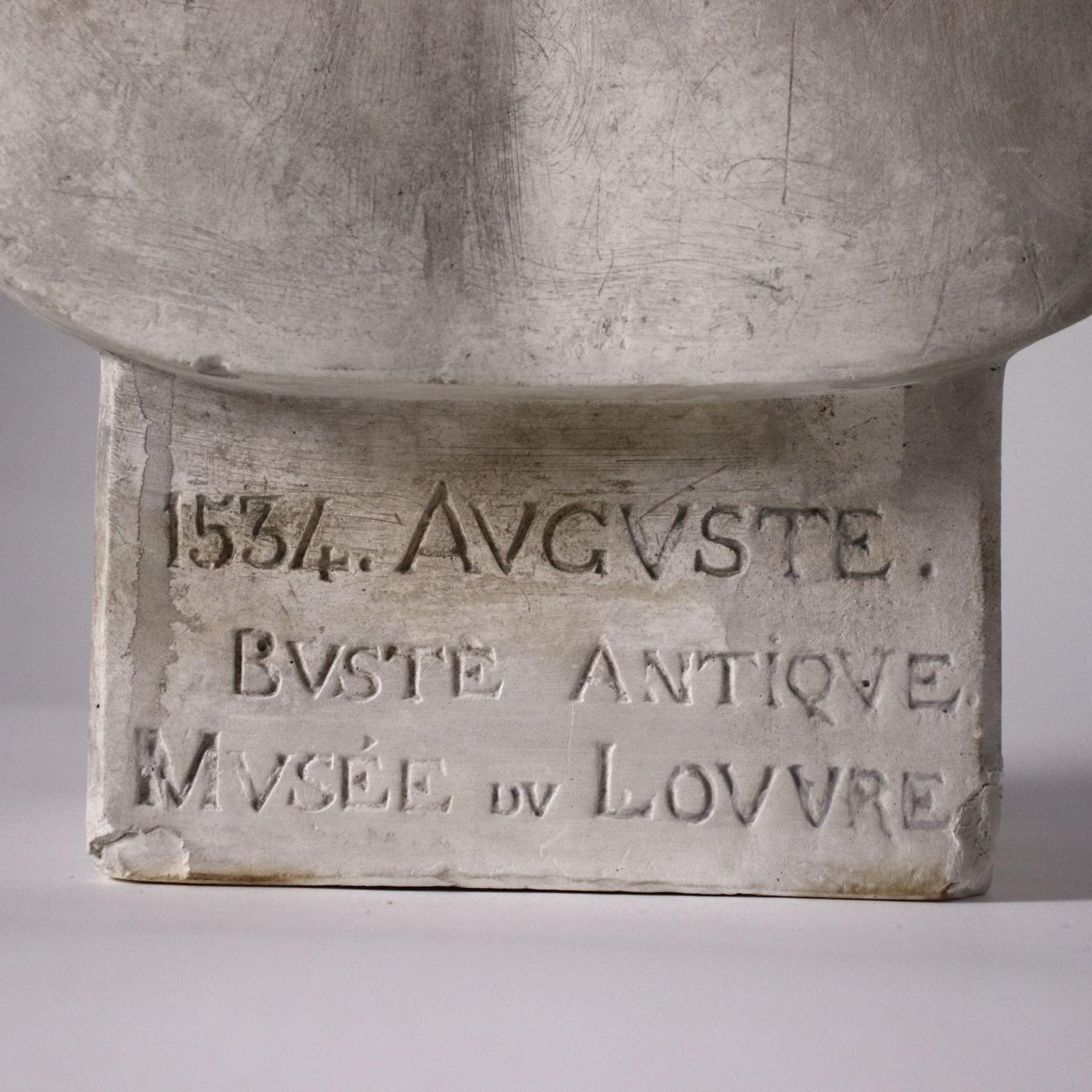 Italian Augustus Bevilacqua, Copy from, Bust, XXth Century