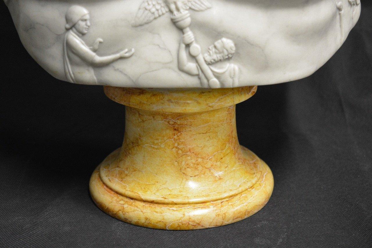 Augustus Caesar as Centurion Large Marble Bust Sculpture, 20th Century In Excellent Condition For Sale In London, GB