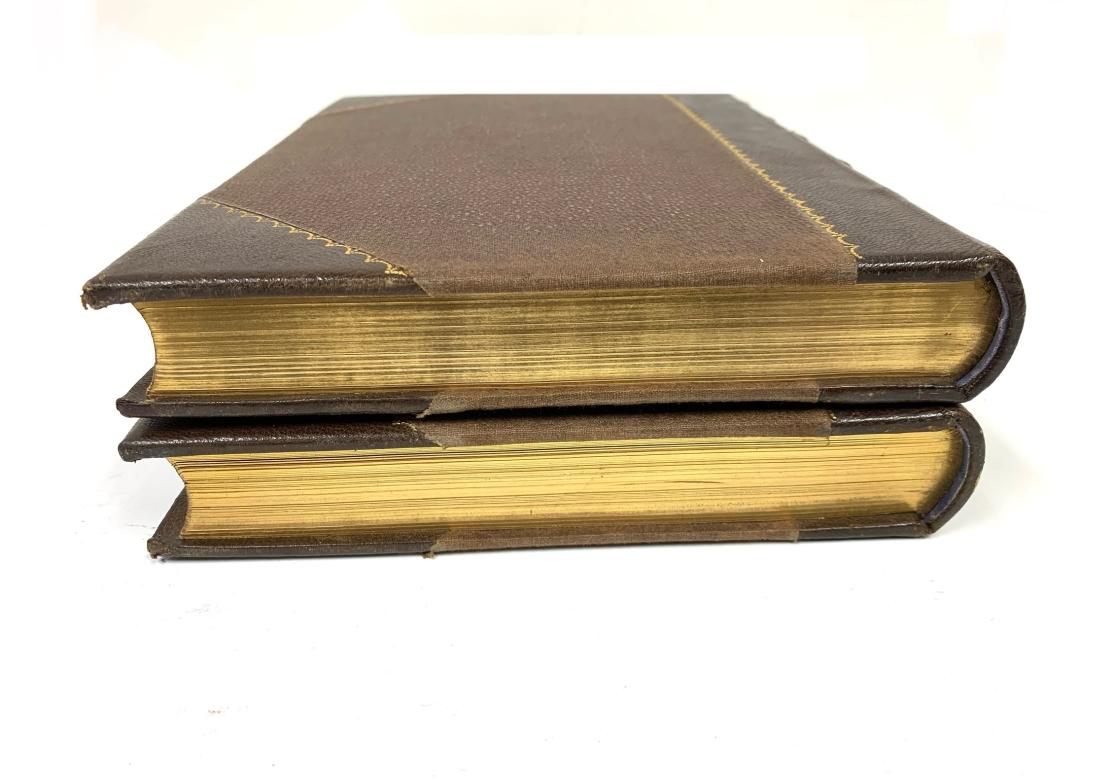 Leather Augustus C.L. Arnold And Edward A. Samuels, The Living World..., 2 Vols., 1870 For Sale