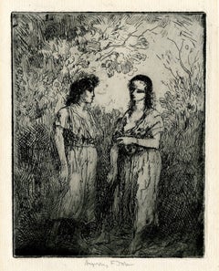 Antique Pyramus and Thisbe