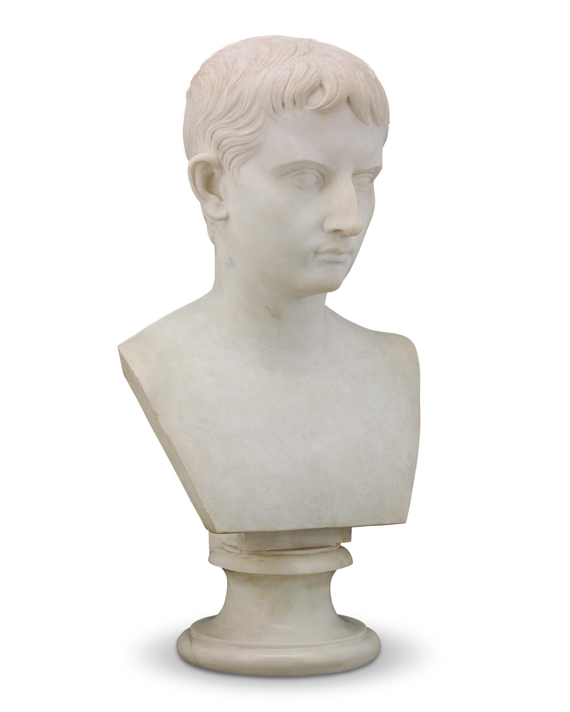 Joven emperador Augusto por Augustus Saint-Gaudens en venta 1