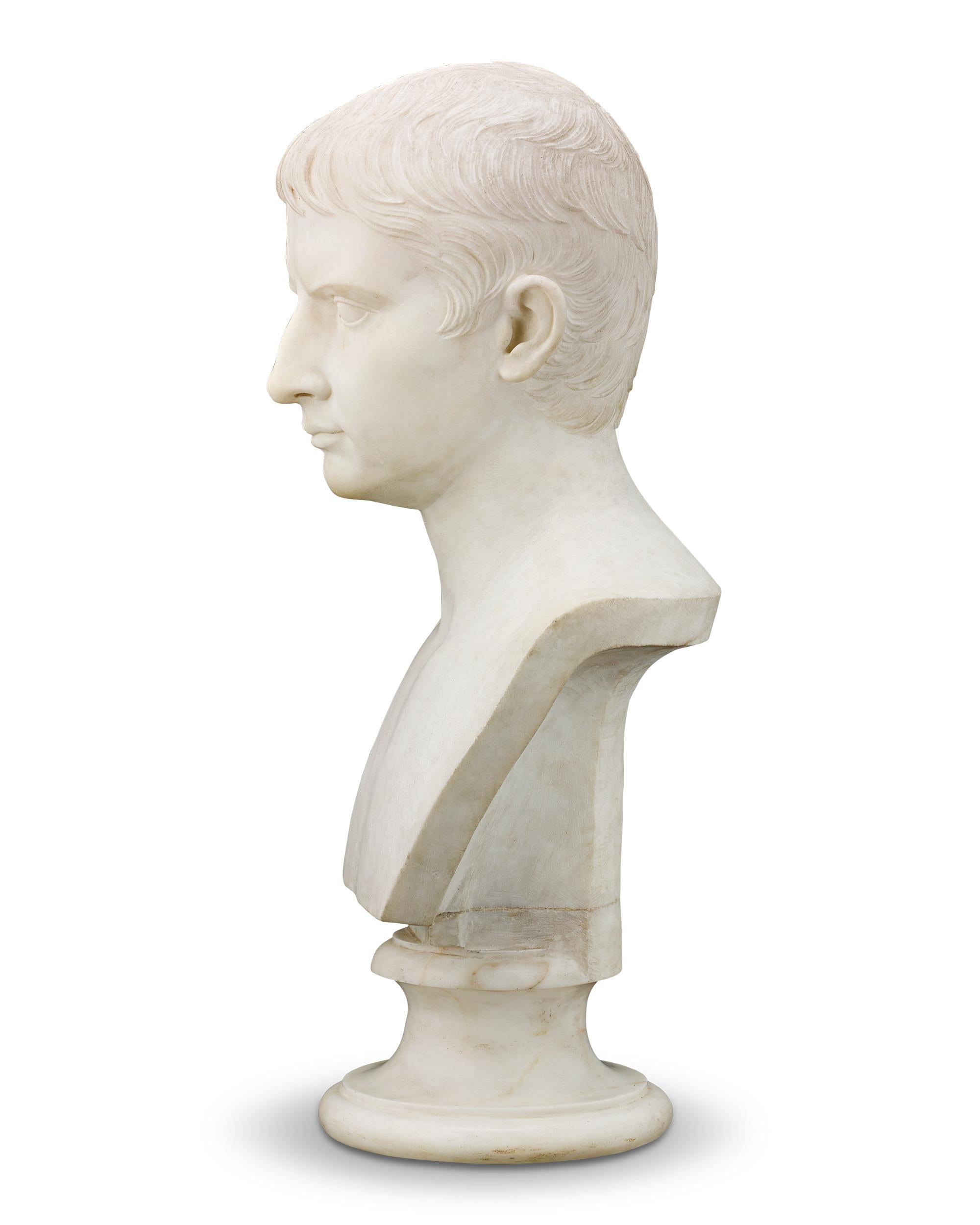 Joven emperador Augusto por Augustus Saint-Gaudens en venta 2