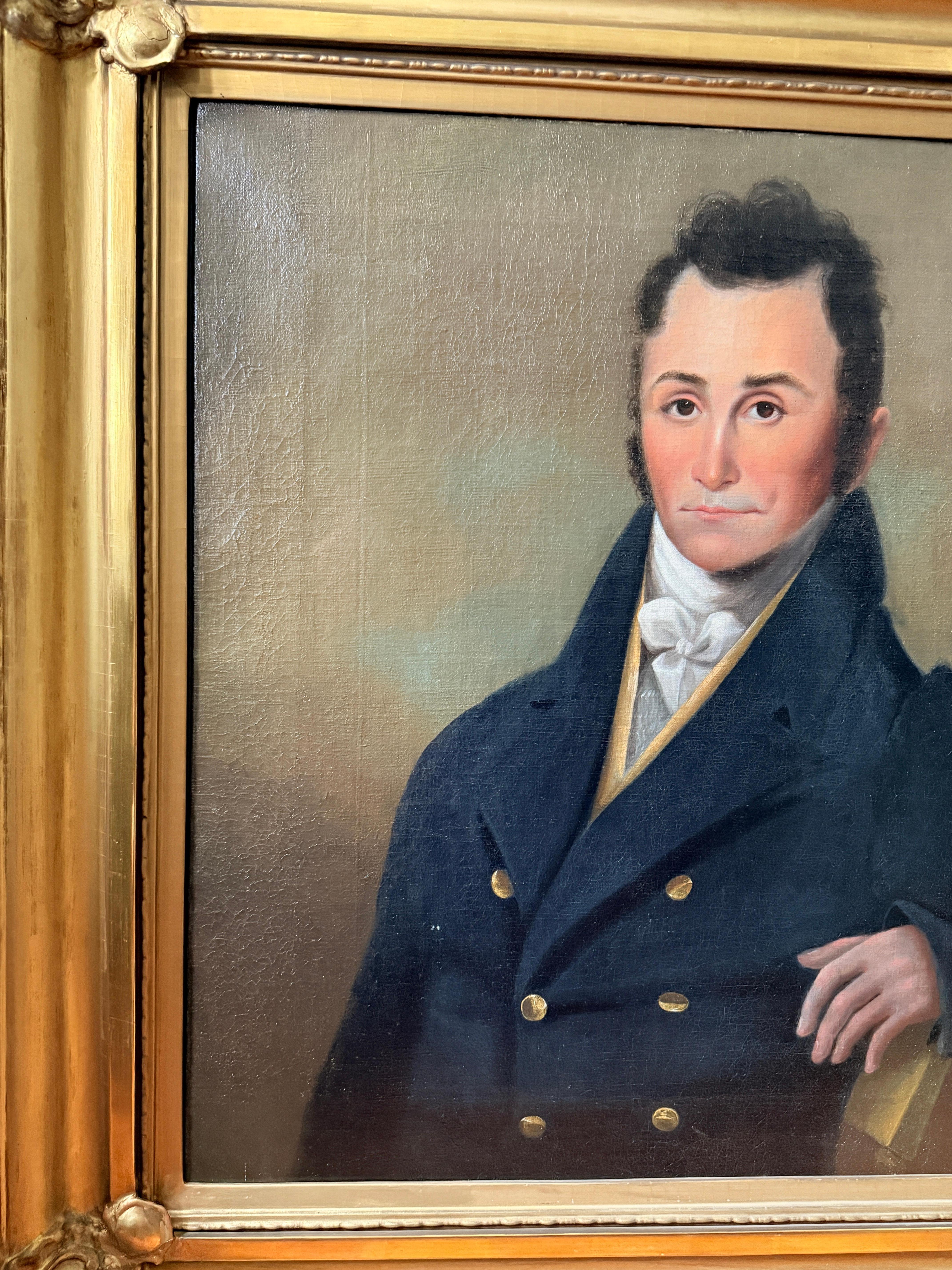 Augustus Schwartze, Gründer der Union Manufacturing Co, Baltimore ca. 1810-20 im Angebot 1