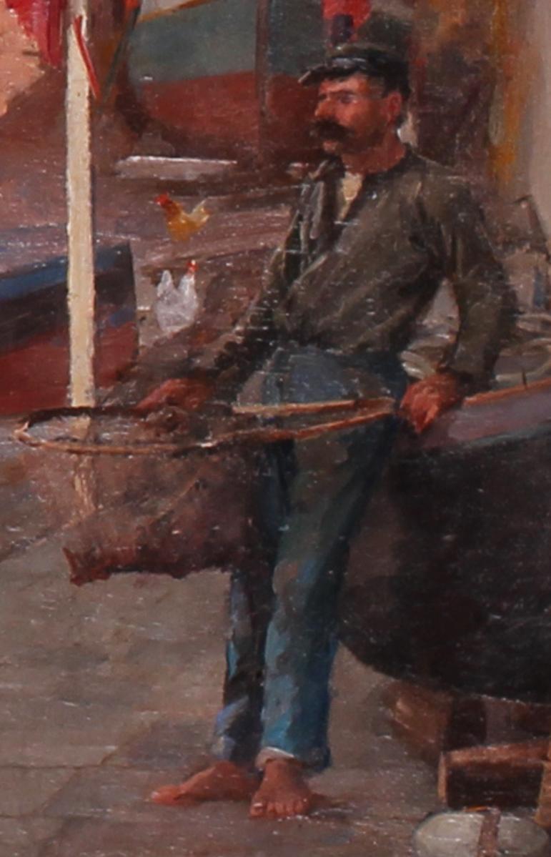 Augustus Tulk Capri, Italy, late 19th Century oil painting at 1stDibs