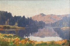 Augustus William Enness, paysage de loch des Highlands