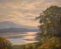 Coppia di dipinti a olio di Augustus William Enness "Bontddu"