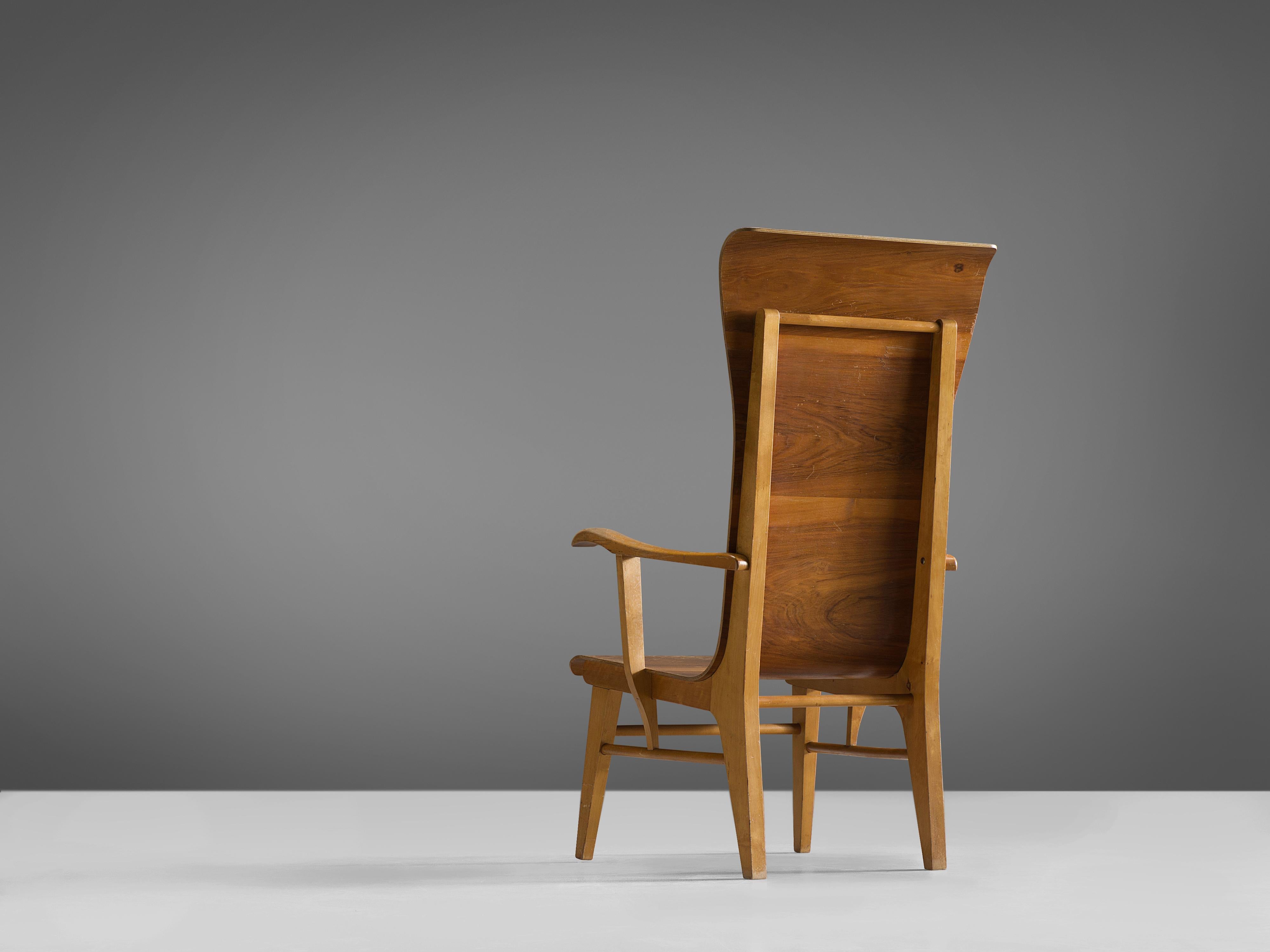Mid-Century Modern Auke Komter Armchair for Metz & Co