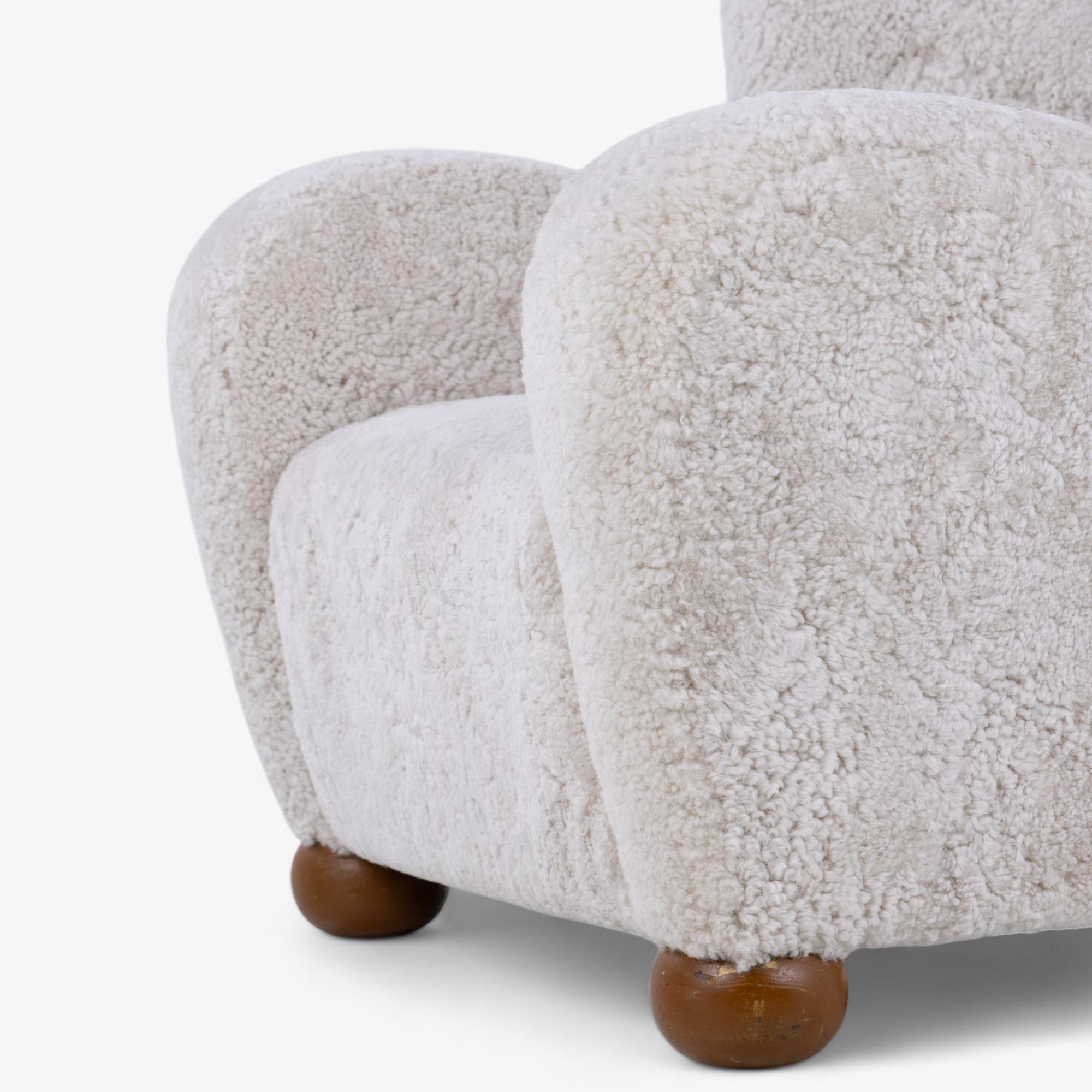 Aulanko - Loungesessel aus Lammfell von Märta Blomstedt im Zustand „Gut“ im Angebot in Copenhagen, DK