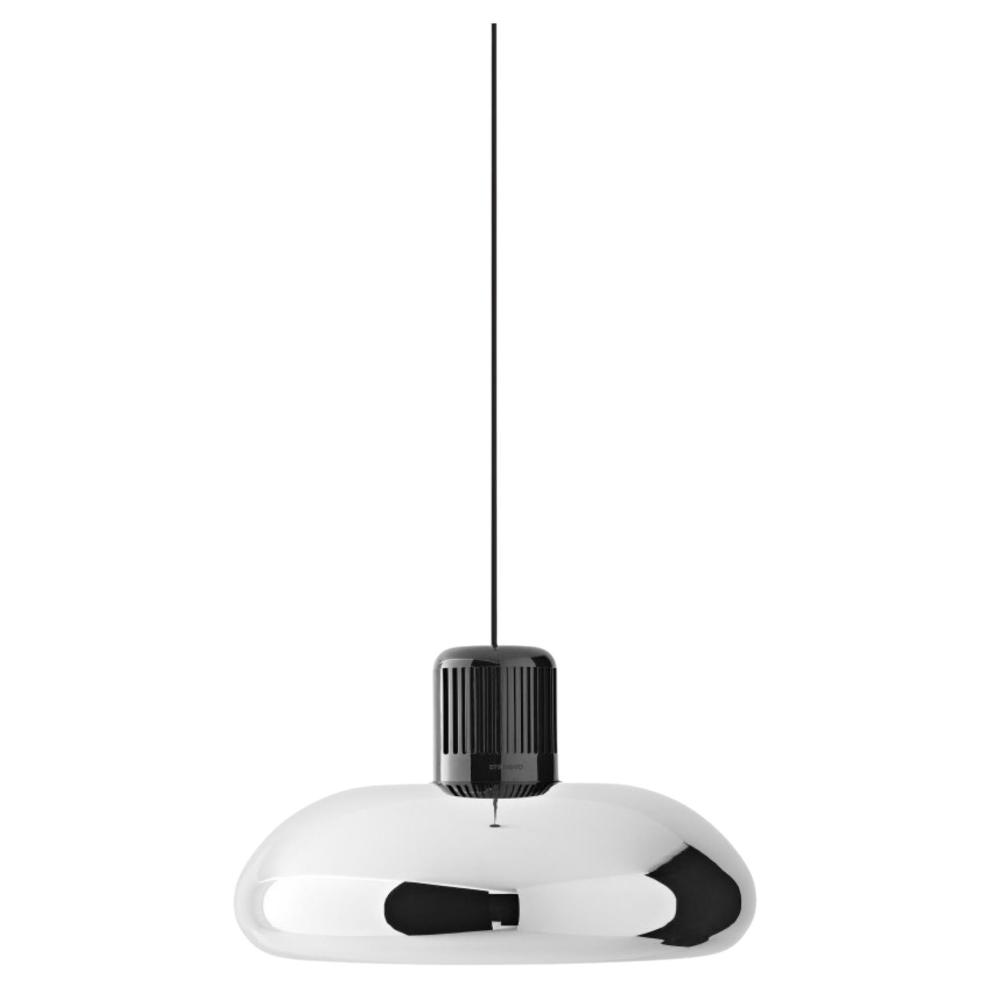 Weiße und gelbe Pendelleuchte „Trepiu“ von Aulenti und Castiglioni für Stilnovo (Moderne der Mitte des Jahrhunderts) im Angebot