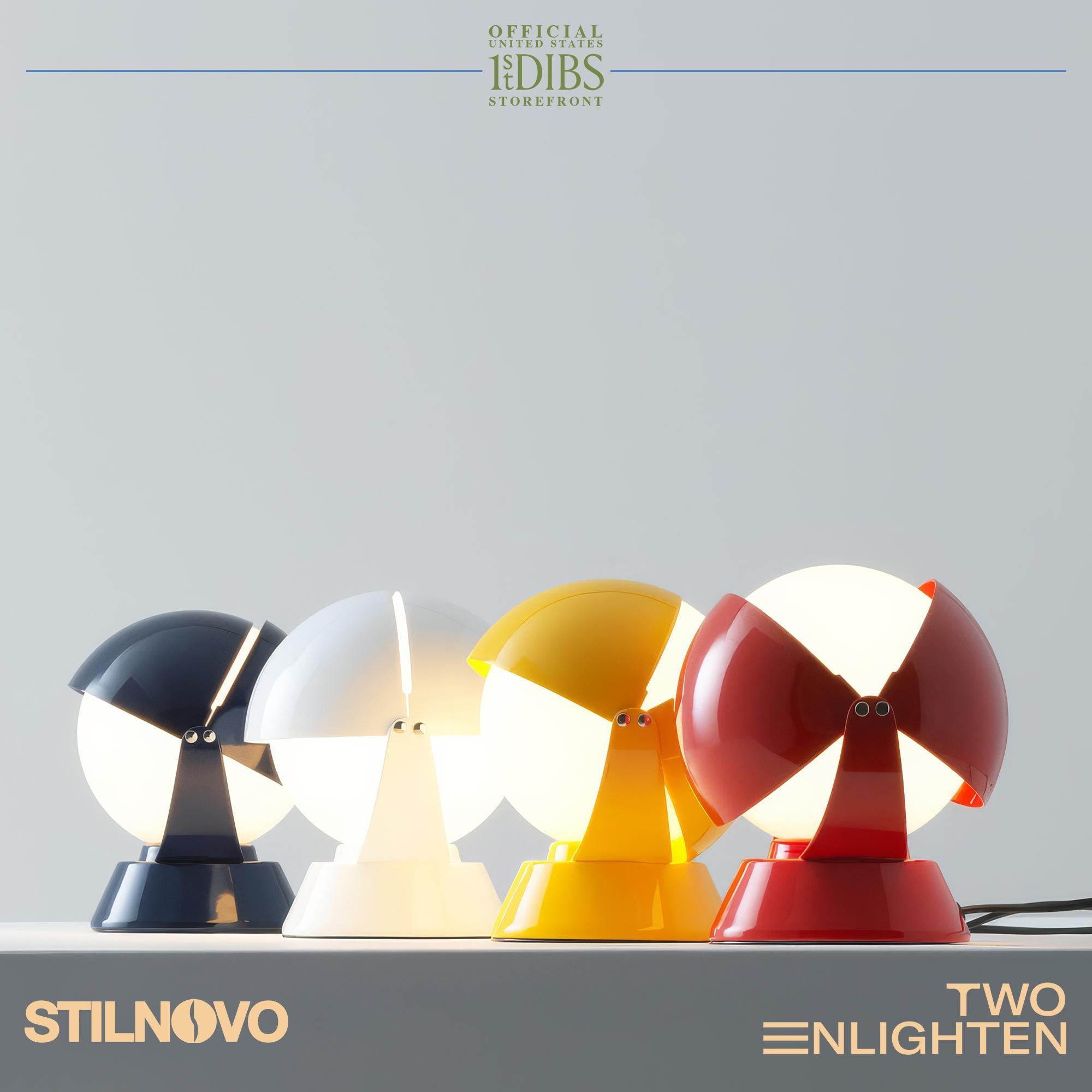 Aulenti and Castiglioni 'Trepiu' Yellow and Chrome Pendant Light for Stilnovo In New Condition For Sale In Glendale, CA