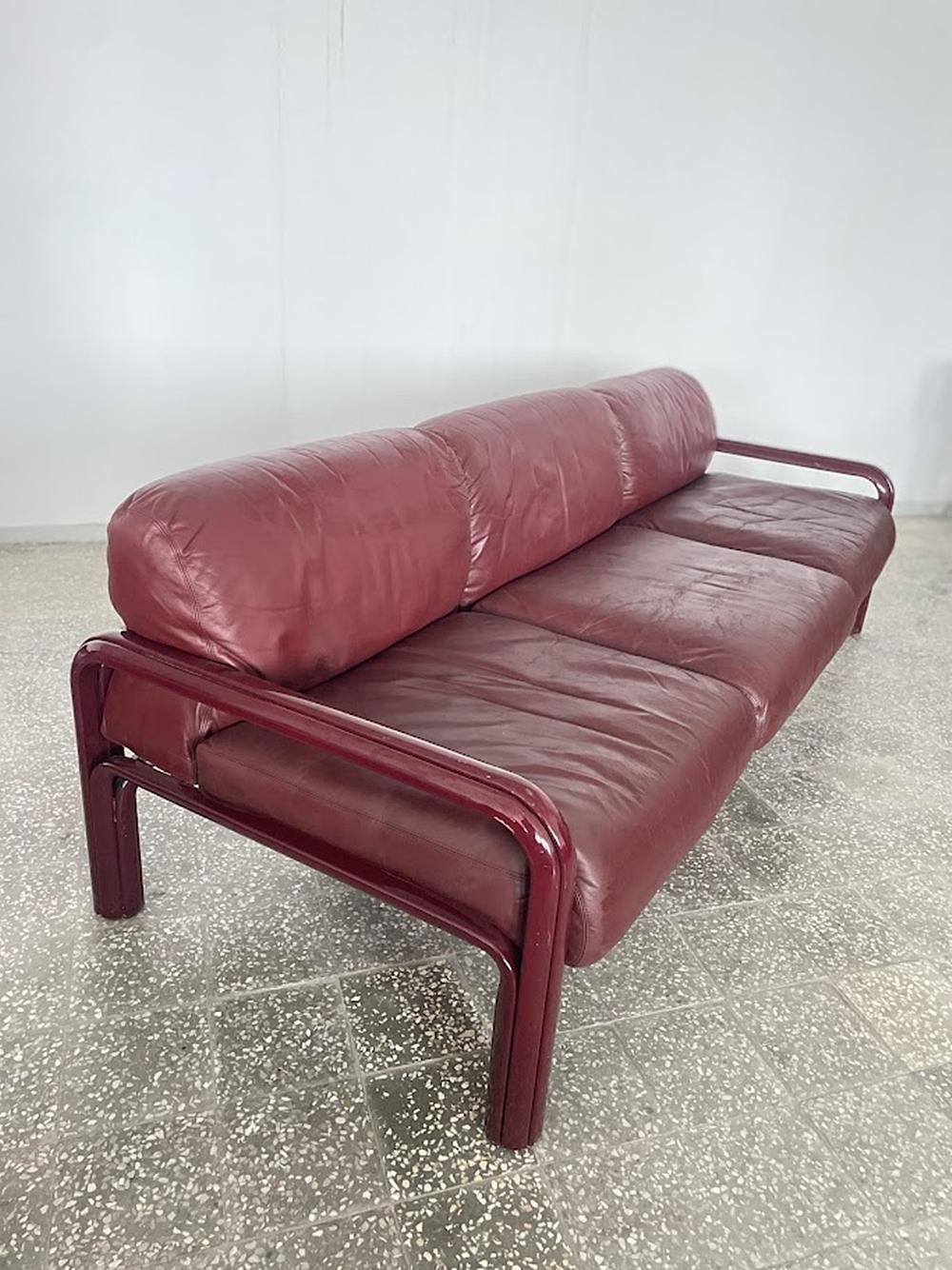 Gae Aulenti Sofá de tres plazas para Knoll International 1970 s EE.UU. Desconocido en venta