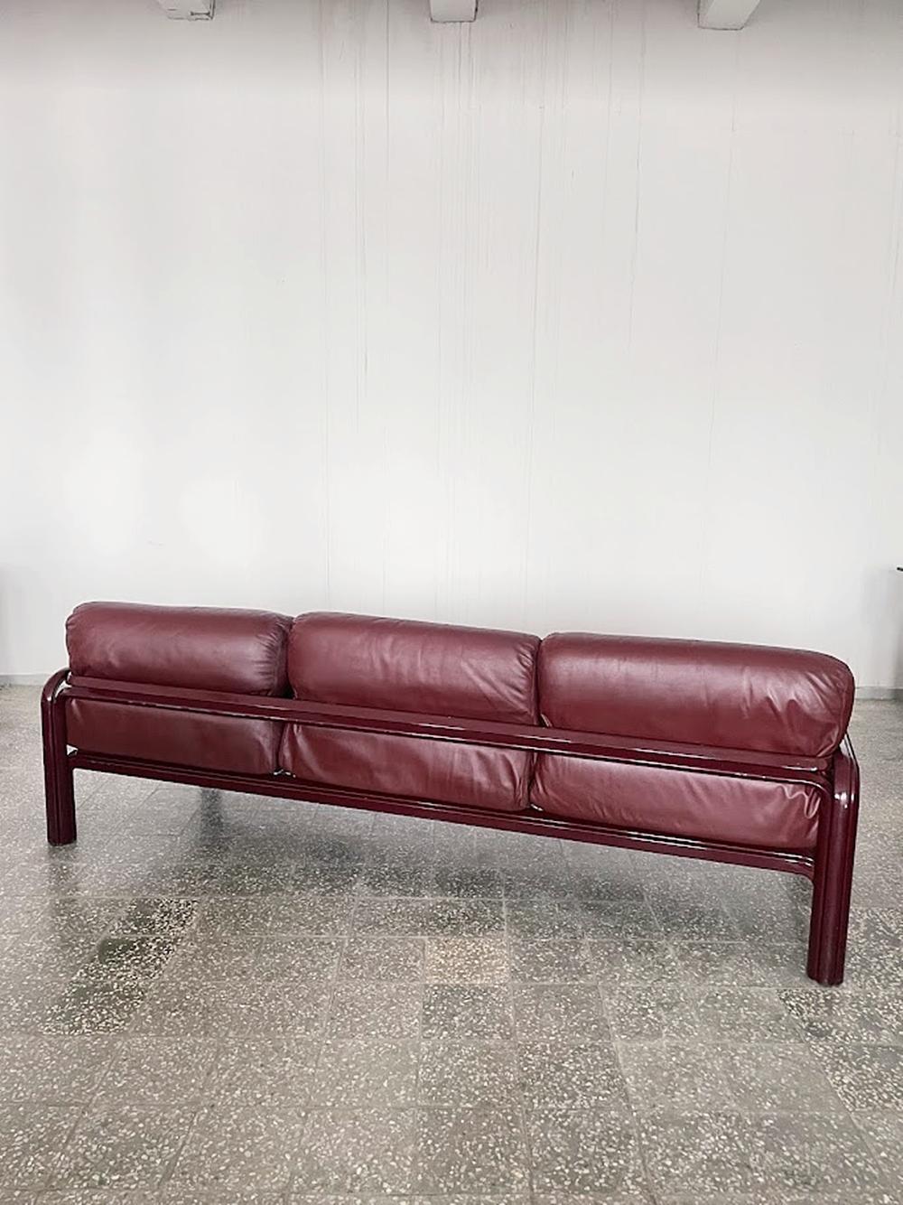Gae Aulenti Sofá de tres plazas para Knoll International 1970 s EE.UU. finales del siglo XX en venta