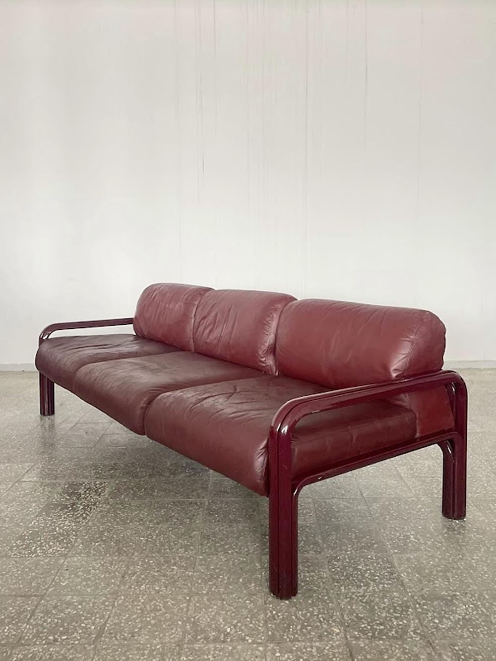 Gae Aulenti Sofá de tres plazas para Knoll International 1970 s EE.UU. en venta 2