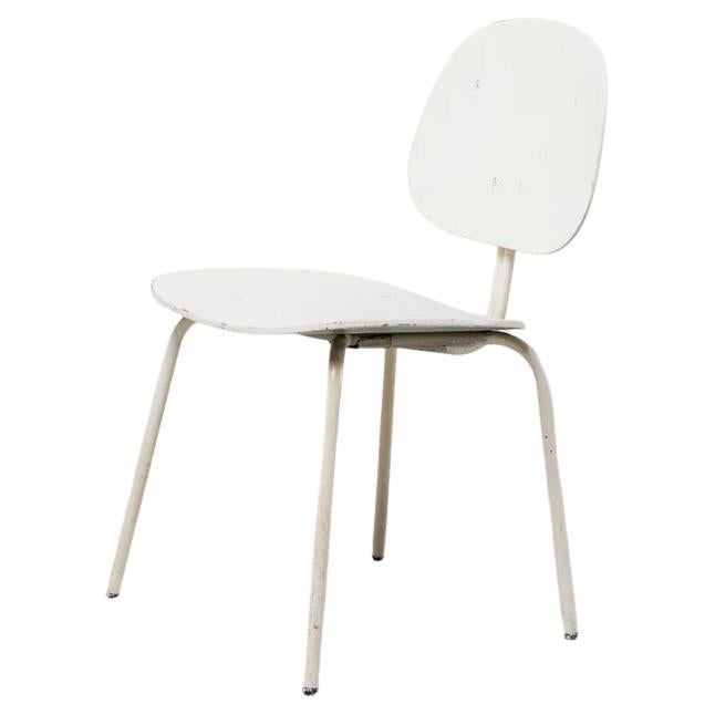 Auping Chair by Wim Rietveld, white color, France, 1980s For Sale