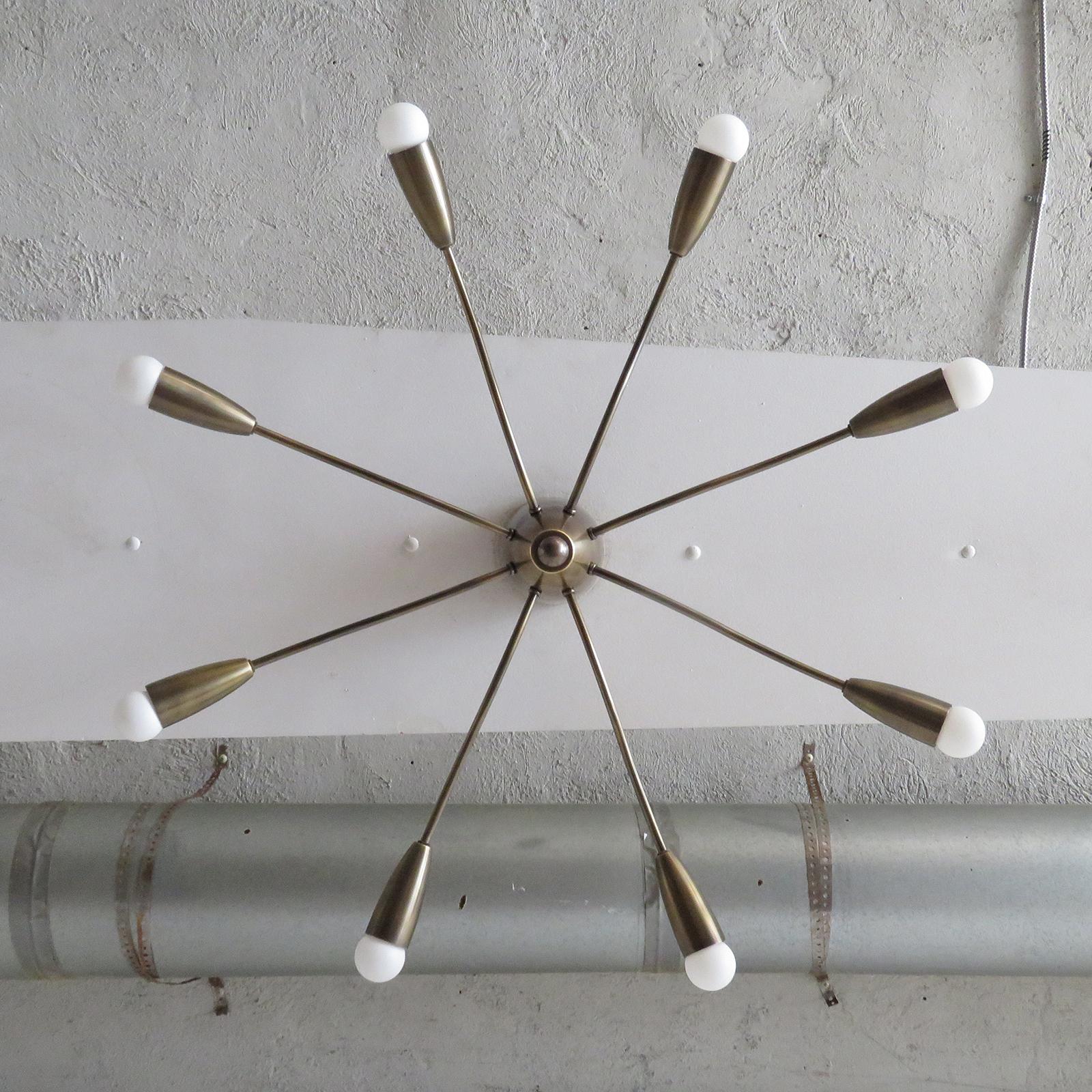 Patinated Aura-30 Flushmount Light by Gallery L7 For Sale