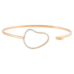 Pulsera AURA, oro rosa de 18 quilates con pavé de diamantes de 0,25 quilates