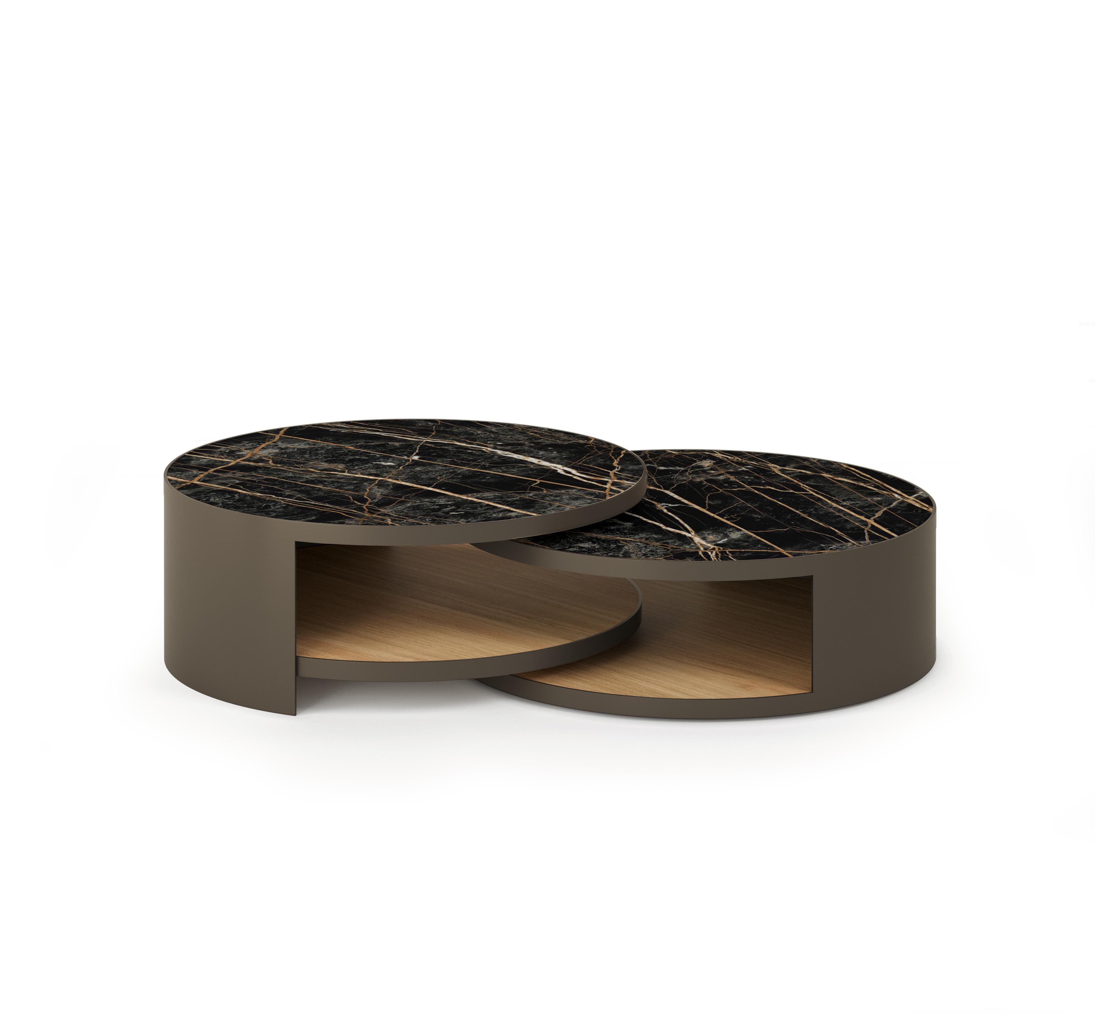 Contemporary ZAGAS Aura Low Coffee Table For Sale