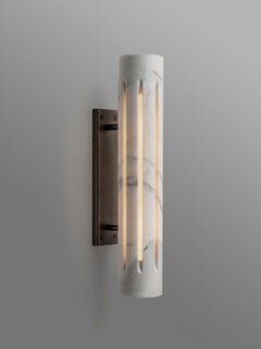 Aura, Marble Contemporary Designer Sconce, High-end craft Made in Italy