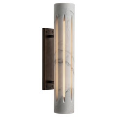 Aura, Marble Contemporary Designer Sconce, High-end craft Made in Italy