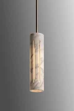 Aura, Marble Pendant Contemporary Design, High-end craft Made in Italy