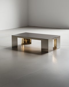 AURA, tavolino da caffè minimalista e moderno, design contemporaneo