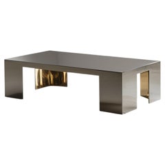 AURA, tavolino da caffè minimalista e moderno, design contemporaneo
