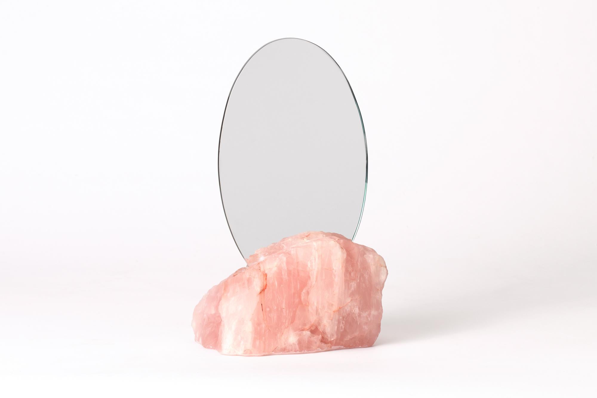 rose quartz mirror