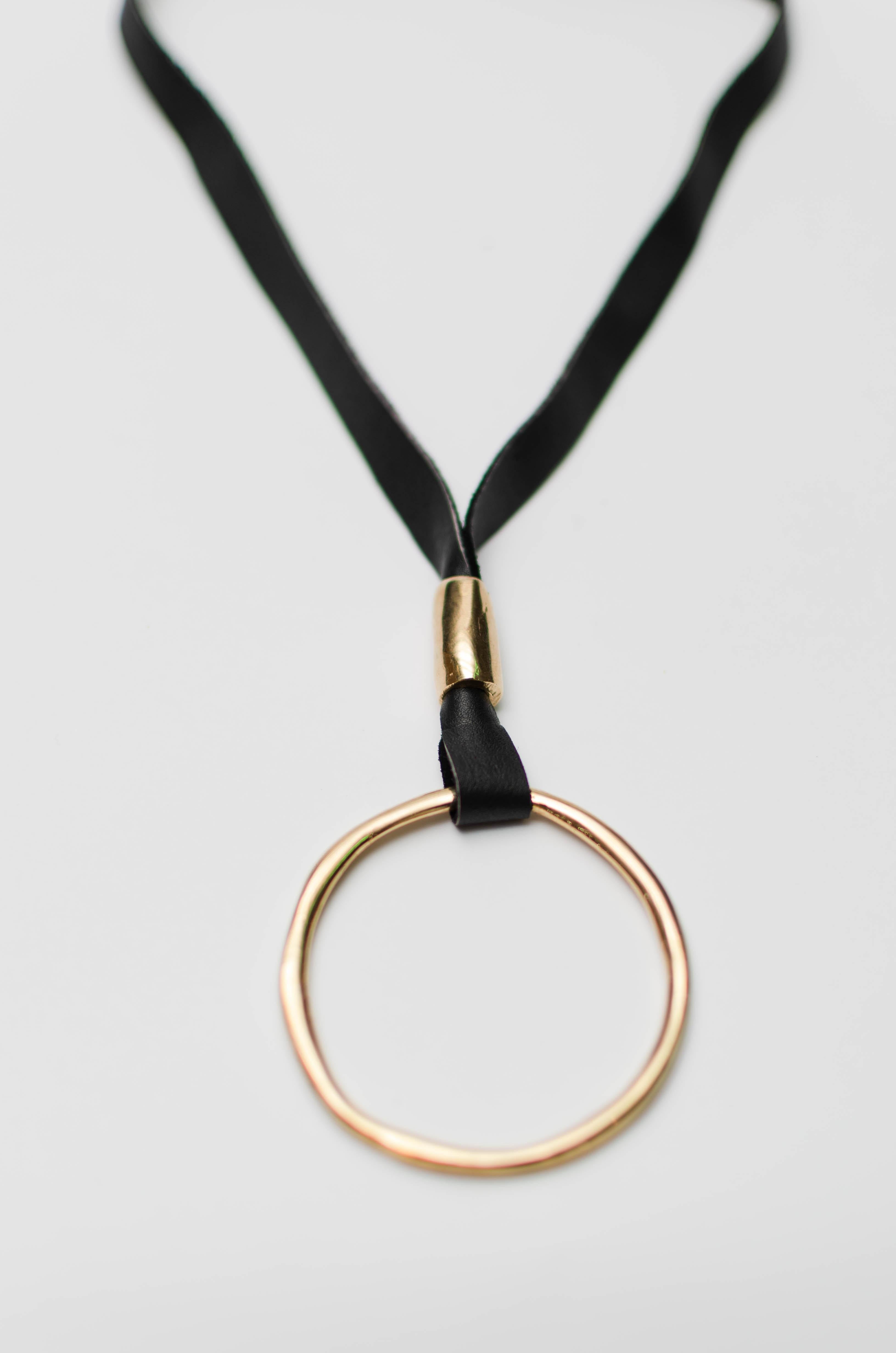 These pieces were designed, hand-carved, and then cast from our workshop in Uruguay.
Beautiful necklace with a delicate gold-plated silver pendant with a natural leather cord and gold-plated silver terminals.
All these processes make a truly unique