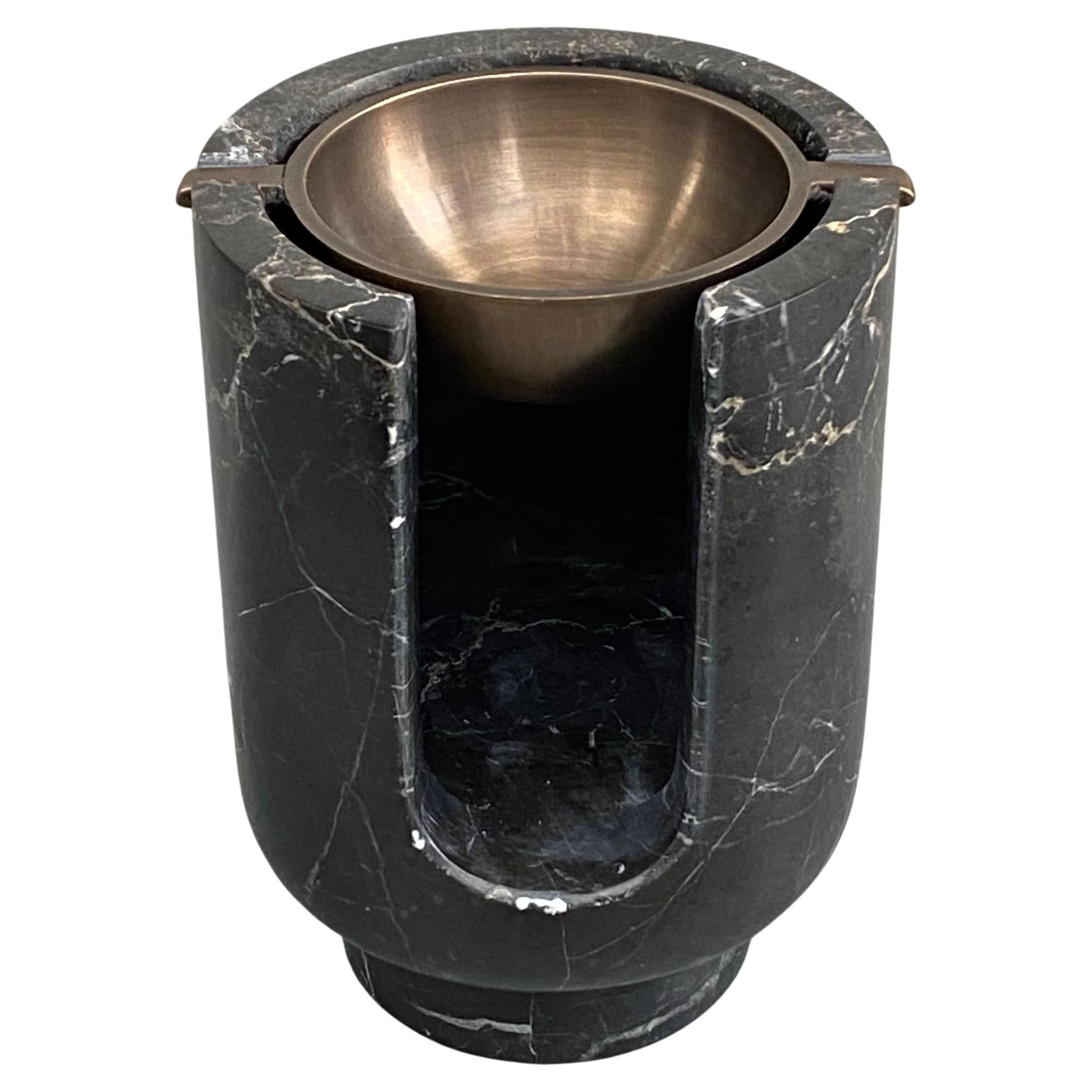 Aura Oil Burner in Shadow Black with BB Bowl For Sale