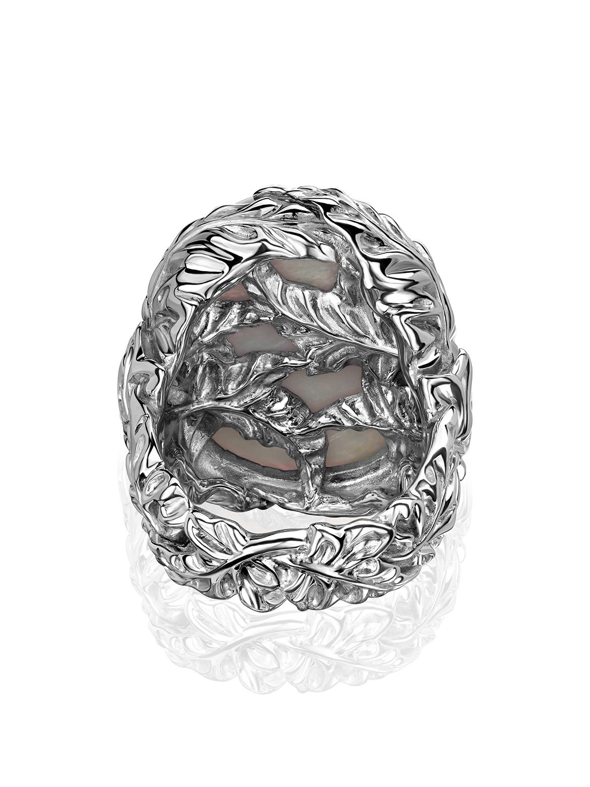 Aura Opal White Gold Ring Australian Fine Sunset Gemstone Alexey Gabilo en vente 8