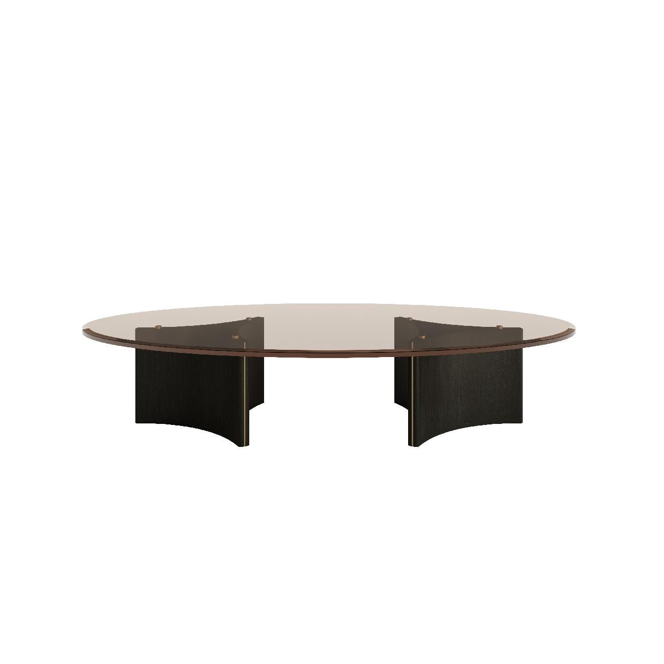 Portugais AURA Table basse moderne ovale en vente