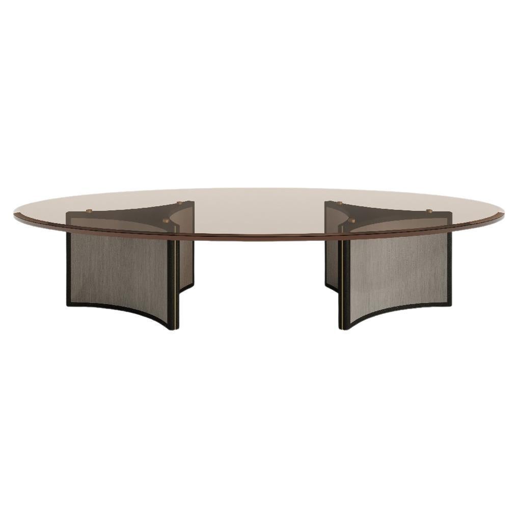 AURA Table basse moderne ovale