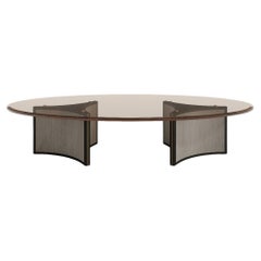 AURA Oval Modern Couchtisch