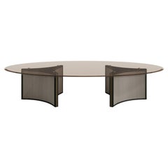 AURA Oval Modern Couchtisch