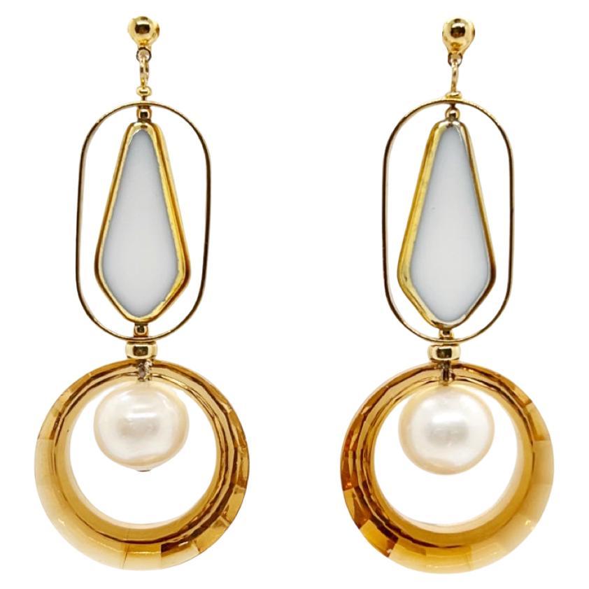 Aura Pearl Earrings For Sale