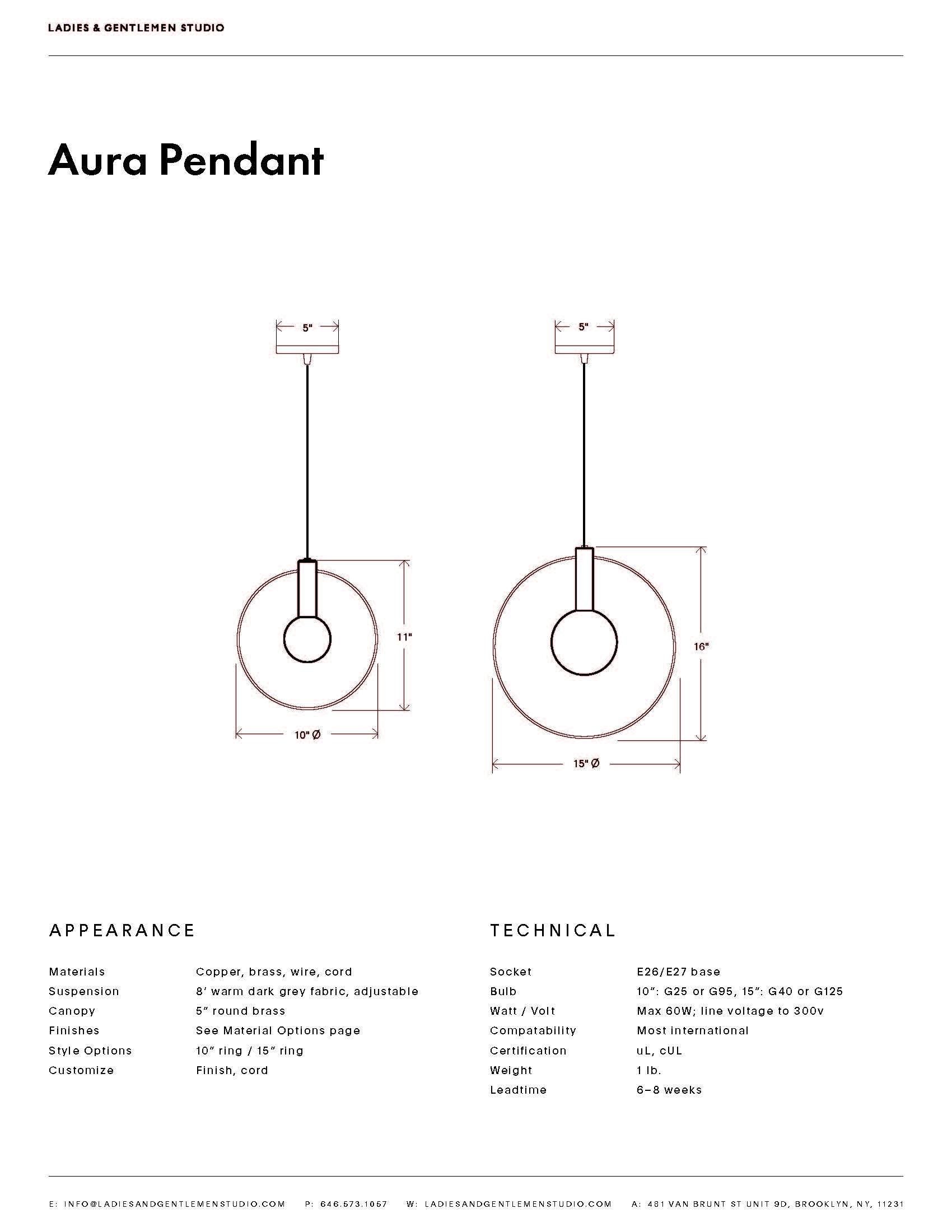 Aura Pendant Light - 15