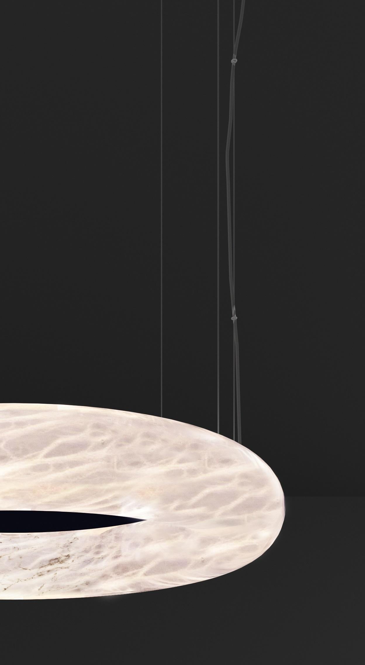 Aura Pendant Light 56 by Alabastro Italiano In New Condition For Sale In Geneve, CH