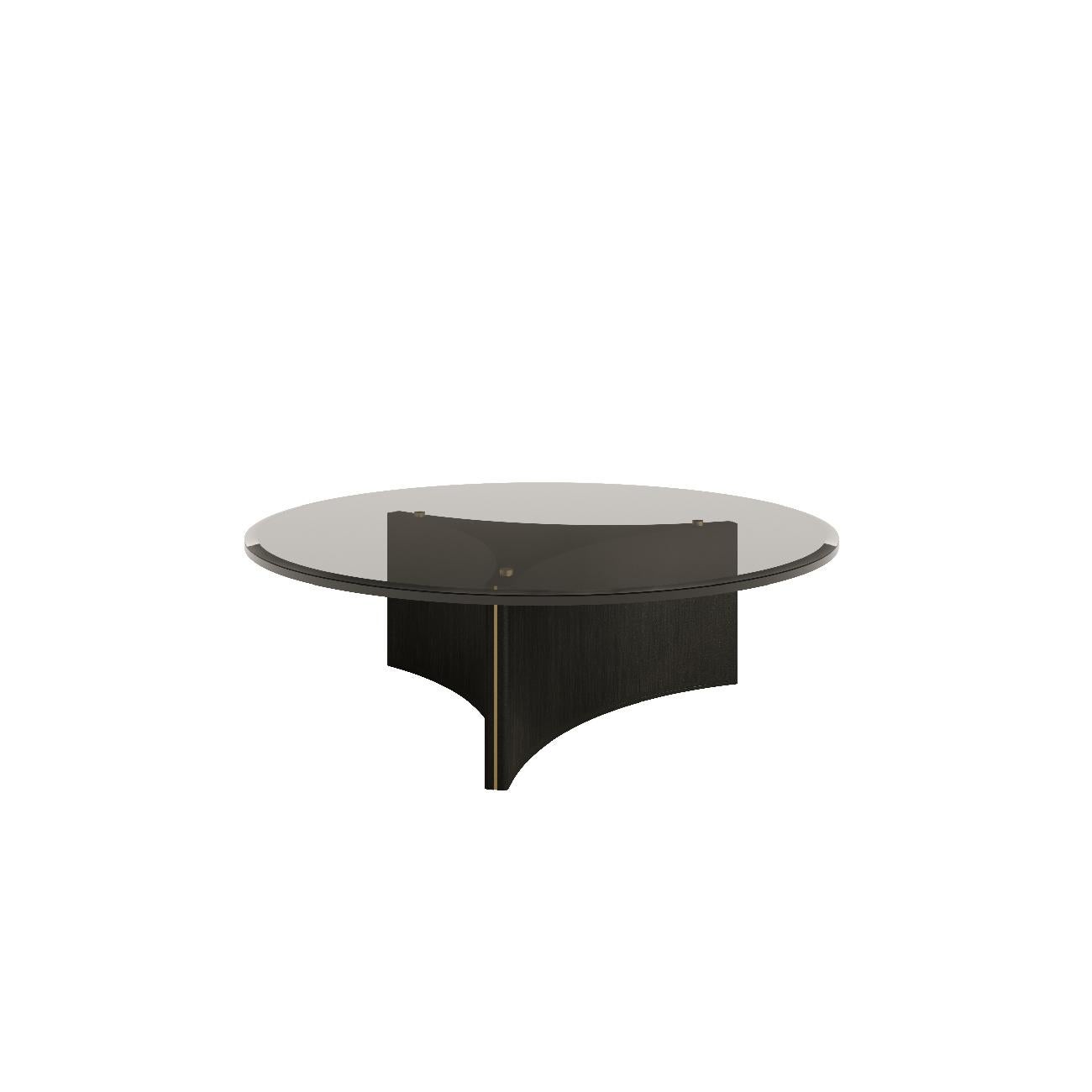 AURA Runder Moderner Couchtisch (Portugiesisch) im Angebot
