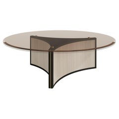 AURA Runder Moderner Couchtisch