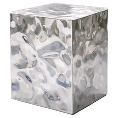 Aura Sculptural Metal Pedestal by Veliento