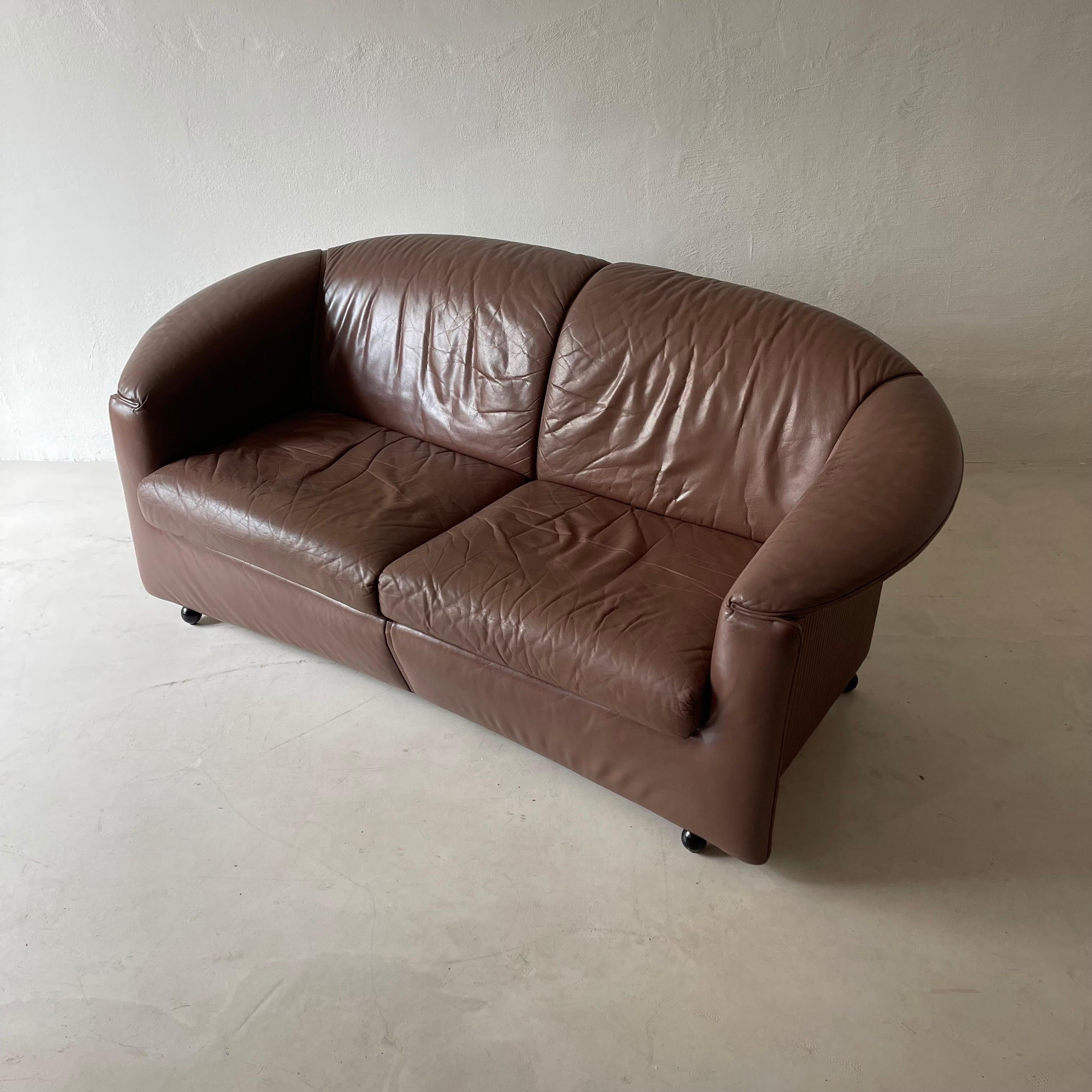 Aura sofa loveseat by Paolo Piva for Wittmann.
